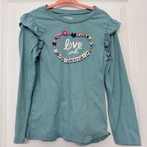 Garanimals Love and Friendship Long Sleeve Shirt - Teal